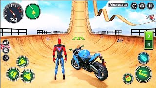 Superhero Bike Stunt GT Racing - Mega Ramp Stunt 3D - Bike Games Android Gameplay screenshot 5