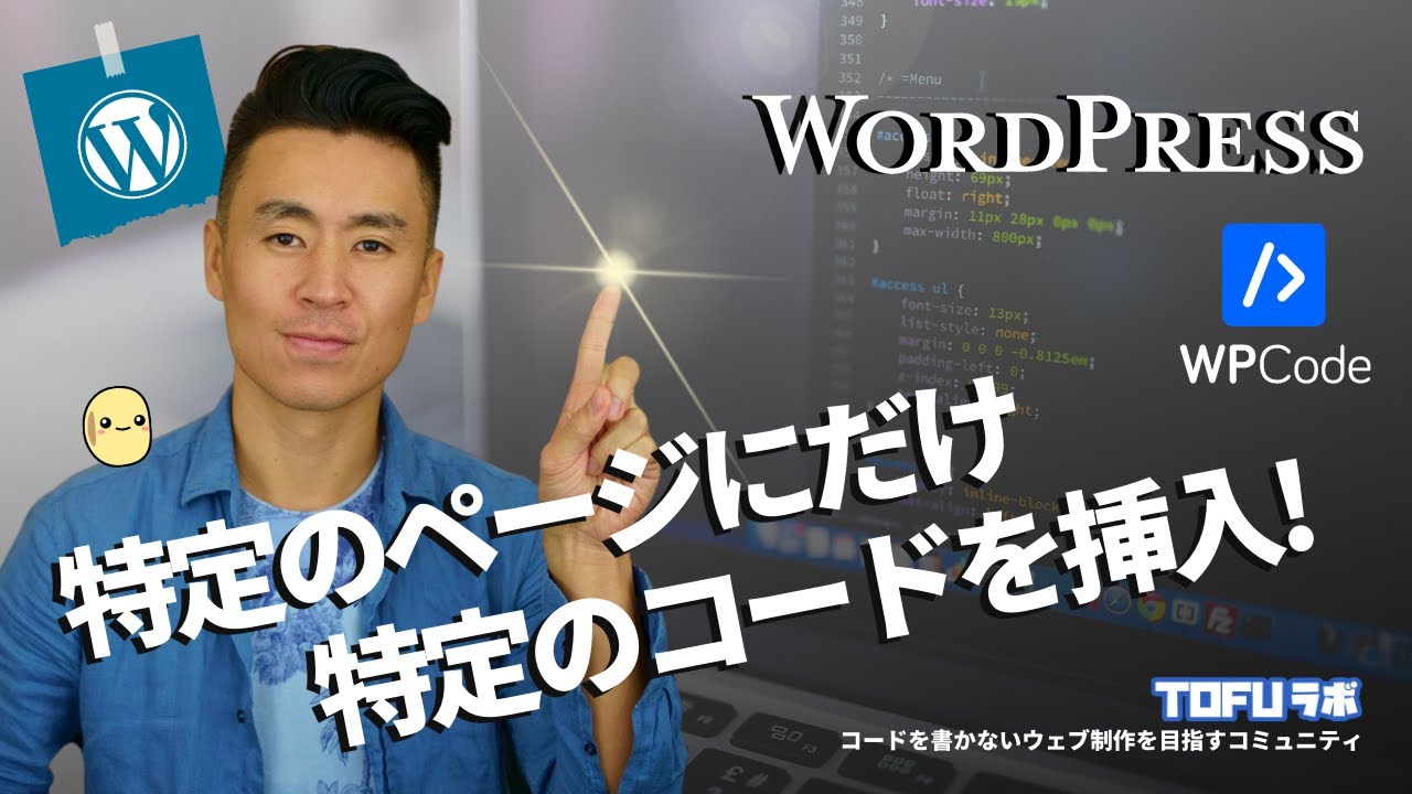 WordPressで特定のページだけにJavaScriptやHTMLやPHPを入れる方法