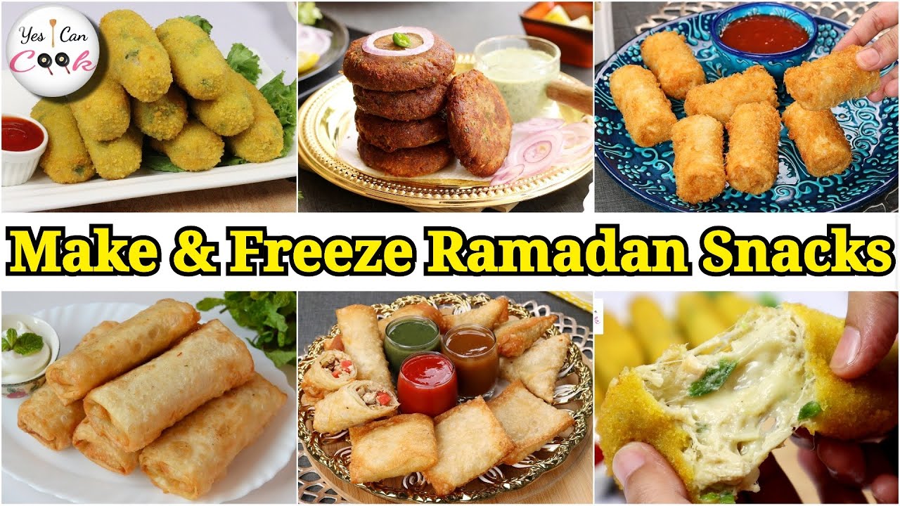 6 Make & Freeze Ramadan Recipes by (YES I CAN COOK) - YouTube