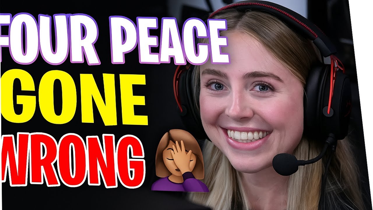 FOUR PEACE GONE WRONG 🤦 Fortnite Funny Fail 