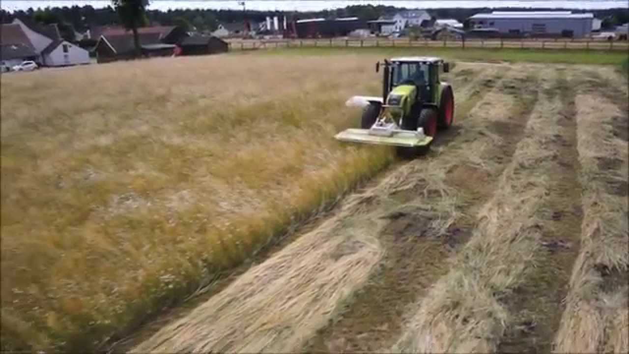 Claas Arion 420 + Claas Mähkombi   & Claas Axos 310 + Claas Volto 580