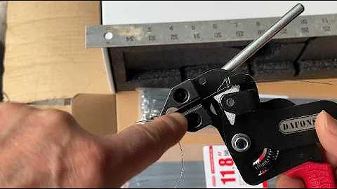 Stainless Steel Cable Tie Gun In Action - How It Works