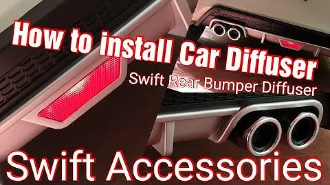 Maruti Suzuki Swift, CARMART Rear Bumper Diffuser for Maruti Swift with Reflector Imported Quality