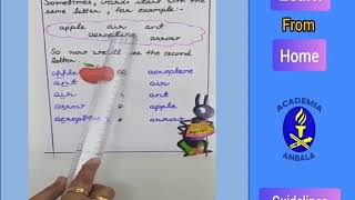 CLASS 3 GRAMMAR ALPHABETICAL ORDER