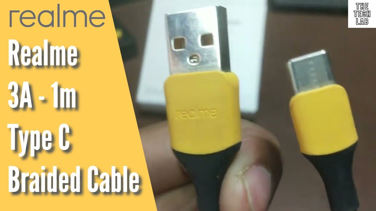Realme 3A 1m Type C Braided Cable