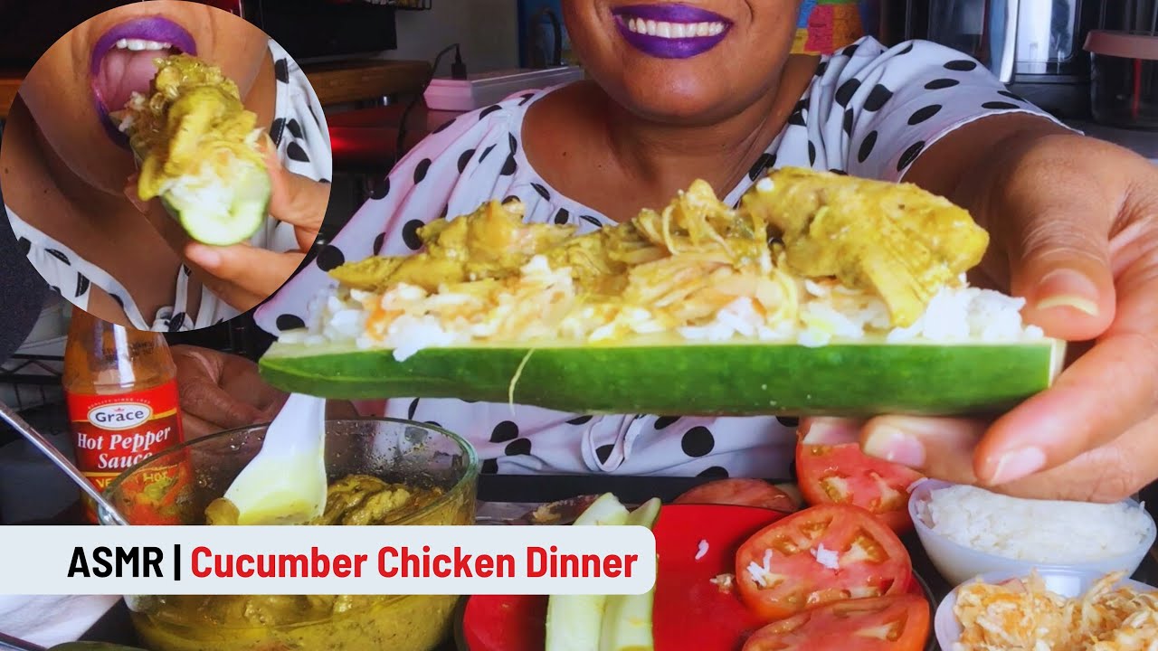 Chicken In Rich Coconut Curry Sauce, Cucumber Coleslaw & Rice