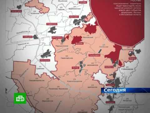 Новая карта Большой Москвы
