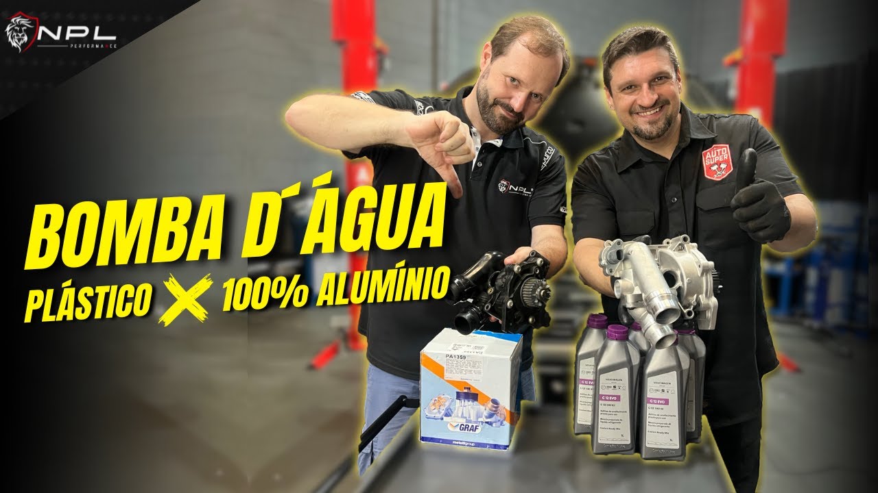 BOMBA D'ÁGUA OEM PLASTÍCO X UPGRADE 100% ALUMÍNIO | ENTENDA AS DIFERENÇAS E BENEFÍCIOS DESTE UPGRADE