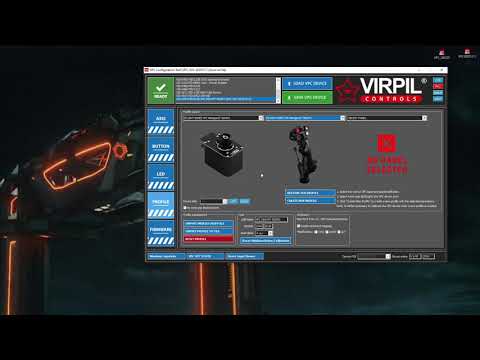 Set-up and configure Virpil joystick/base tutorial