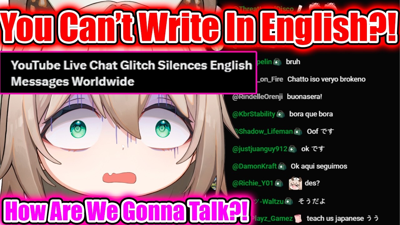 Nimi Finds Out YouTube Banned The English Language In Livestreams