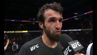 UFC Moscow: Zabit Magomedsharipov Octagon Interview