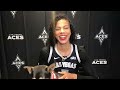 Las vegas aces media day with alysha clark media availability 0503