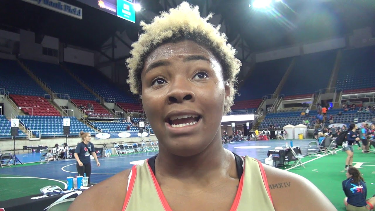 Gabrielle Holloway (TX) after Junior Nationals 225 quarterfinal win