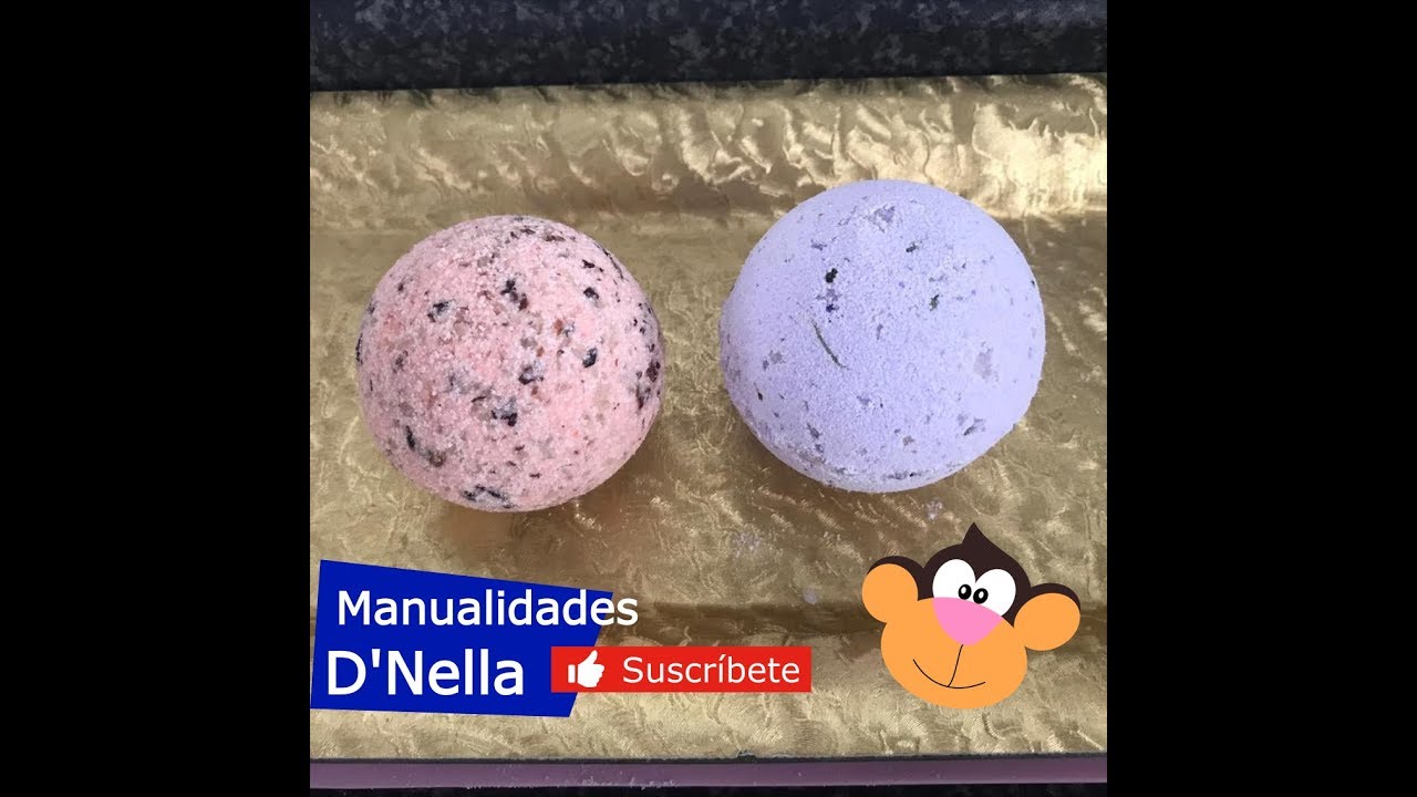 Como Hacer Bombas de Baño Efervescentes ,Relajante y Aromáticas ,By.