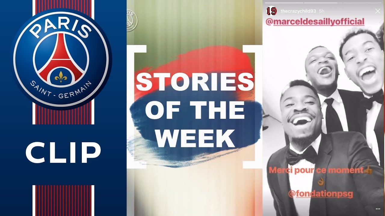football score ZAPPING - STORIES OF THE WEEK with Edinson Cavani, Marco Verratti, Serge Aurier