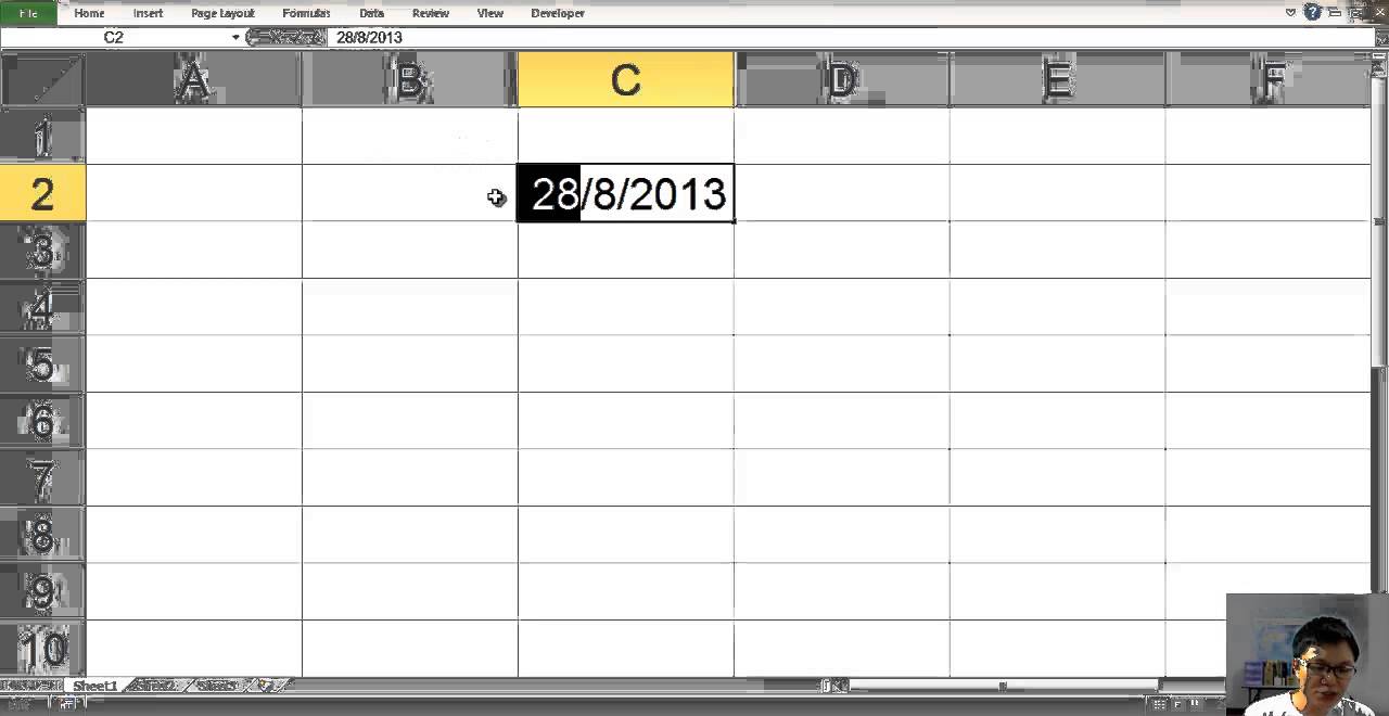 corporate training programs Ep 4 Updating Date Automatically In an Excel Cell