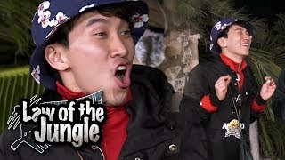 Seo Eun Kwang Eats Fish in the Jungle! He's in a Trance~~ [Law of the Jungle Ep 318]