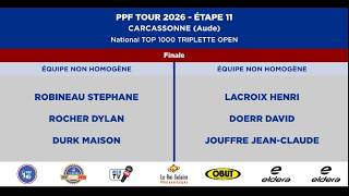Ppf Tour Masculin 2026 - Étape 11 - Carcassonne - Finale - Rocher Vs Lacroix.