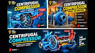 Centrifugal Compressor Working Principle   Impeller, Diffuser & Complete Airflow Explained
