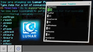 How To USE Lunar Proxy TUTORIAL - MCPE Mobile Android IOS: 1.21