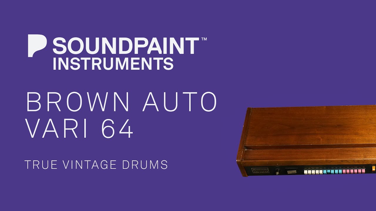 Soundpaint Brown AutoVari 64 UDS Vintage Analog Drums YouTube