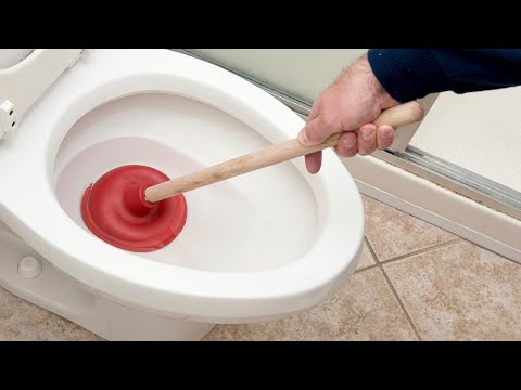 Прочистка унитаза.
