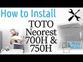 How To Install The TOTO Neorest 750H Bidet Toilet 