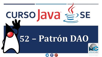 Tutorial Java SE - 52 Patrón DAO