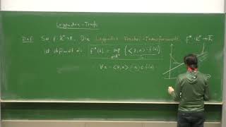 Zusatz zur Mathematischen Physik 2: Legendre-Transformation