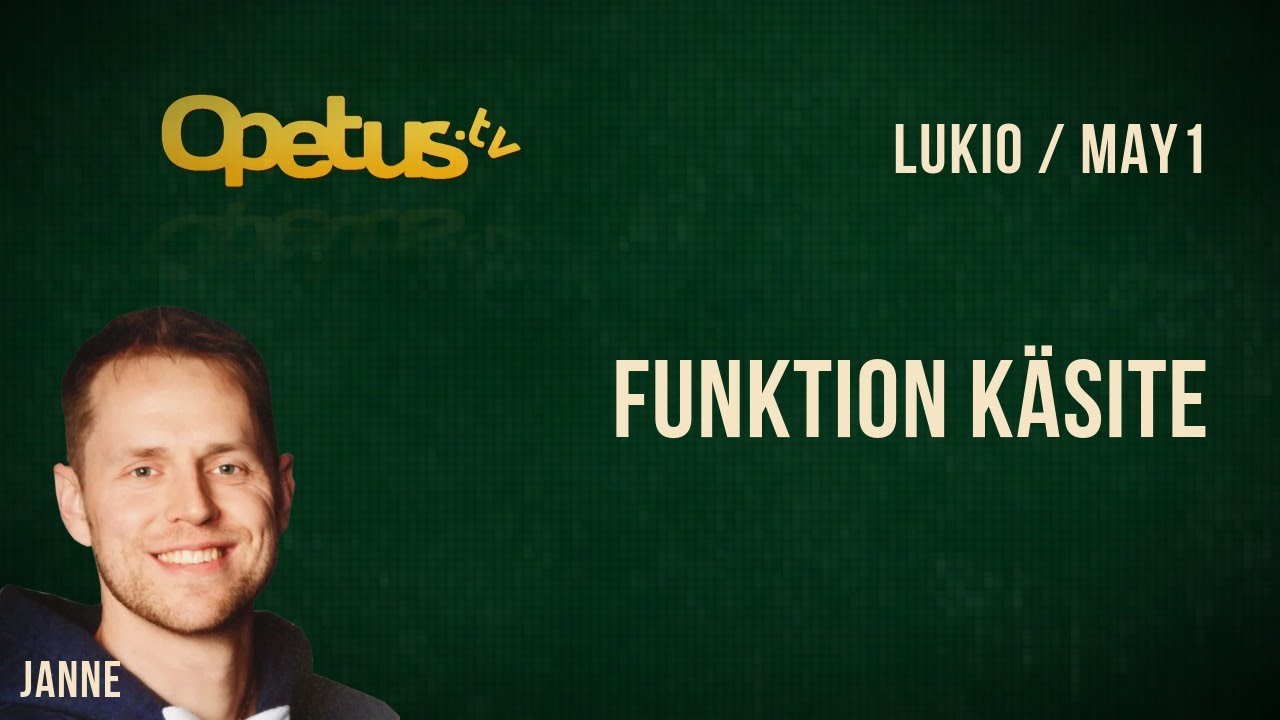 Funktion käsite