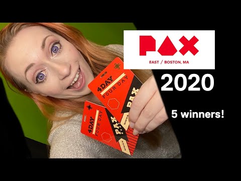 PAX East 2020 BADGE GIVEAWAY!! (5 winners!!) [NintendoFanGirl] #PAXEast