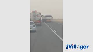 Negligent truck overtaking on a solid line