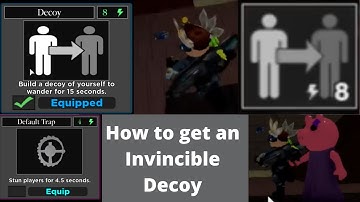 How to get an Invincible Decoy In Roblox Piggy