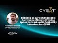 CYSAT 2025 – Securing Scalable Space Communications with PKI in Growing Networks