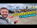 THE ULTIMATE SUV DRAG RACE! | I WAS A GUEST DRIVER FOR CARWOW!