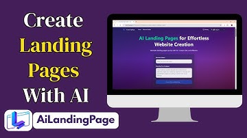 AI Landing Page Builder – Build Websites Instantly Without Coding!