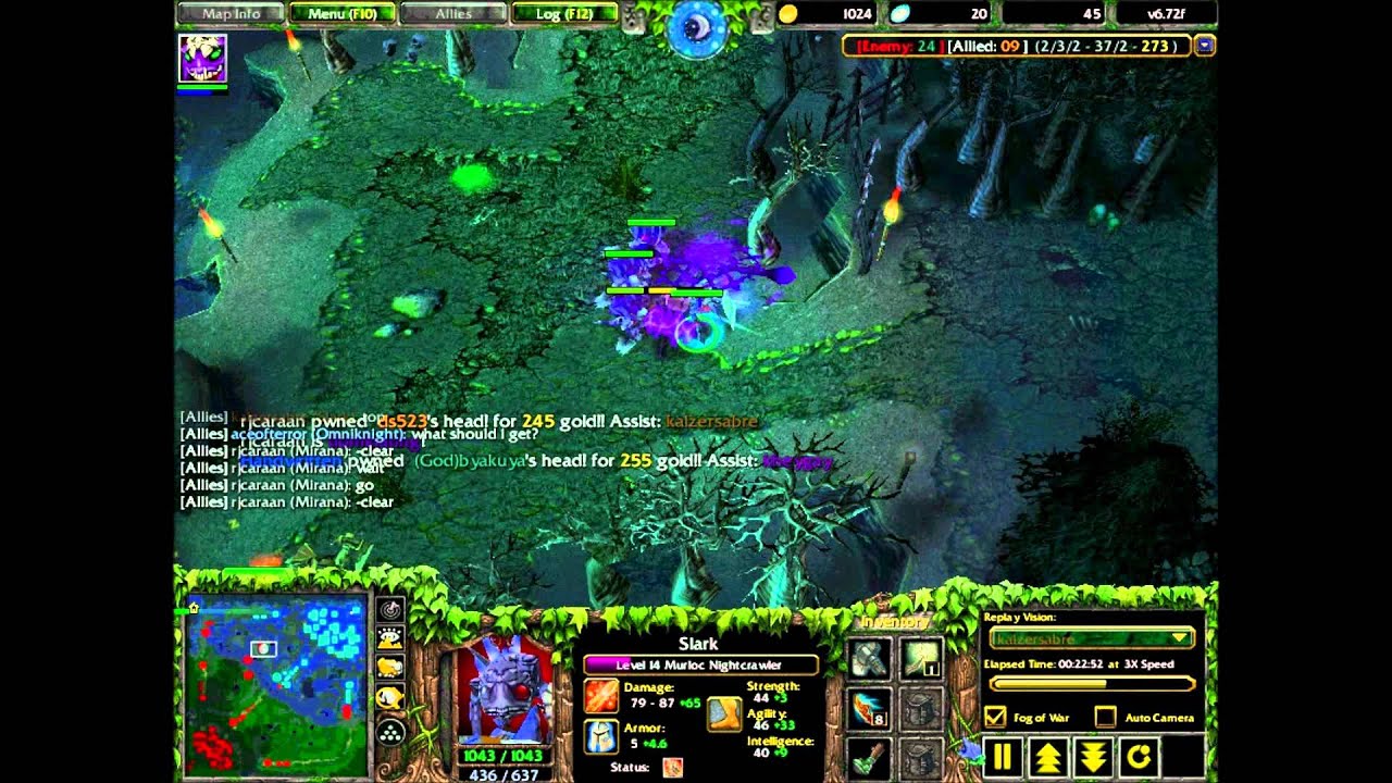 Defence of the Ancients v6.72f - Slark the Murloc Nightcrawler