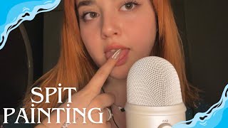Asmr No Talki̇ng Spit Painting Mouth Sounds