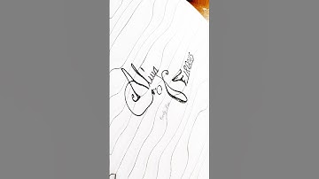 Full name calligraphy for the sweetest name 🥰 #aliya #firdous