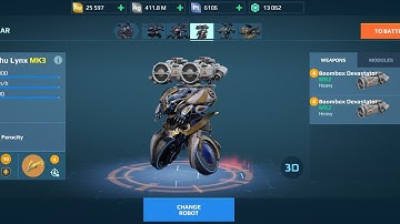 #warrobots Lynx with sonic wepons MK2 Devastator, why very few running it, really strong setup !!