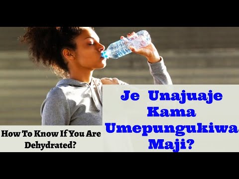 Video: Maji Yataosha Uchovu Na Uzito Kupita Kiasi