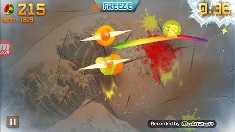 Fruit Ninja Classic Gameplay Pt. 6: Water Blade, Party Time & Gutsu & Truffles Dojo