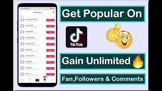 Increase Tik Tok Real Fans, Like & Comment Within Few Minutes🔥🔥 Using This Trick || Minute Reviewz screenshot 5