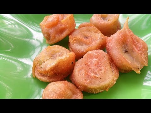 Easy Banana Fritters/Bajji -Snack recipe ( Recipe# 105)