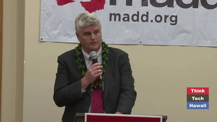 Justice Mark Recktenwald at the Annual MADD Meeting