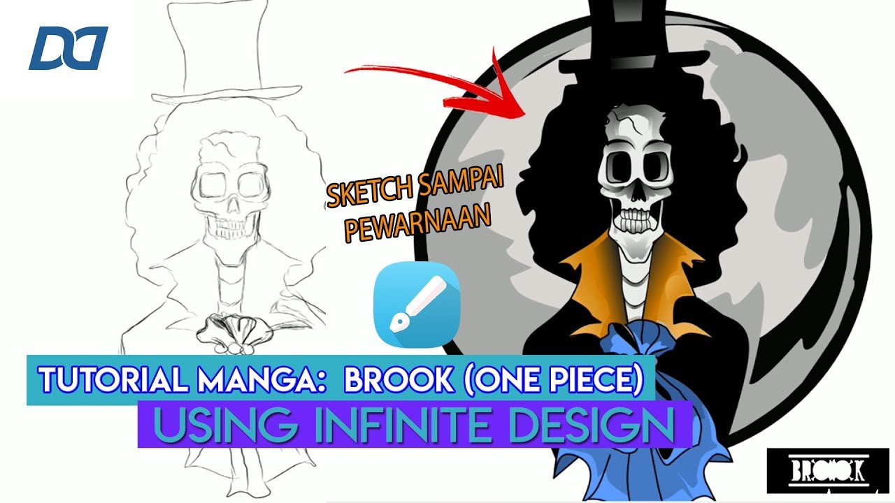 TUTORIAL MANGA: BROOK (ONE PIECE) || Infinite Design