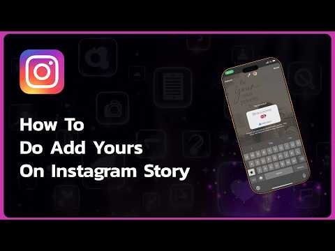 How To Do Add Yours On Instagram Story