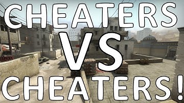 Cheaters VS MORE CHEATERS! (Full out spinbot) CS:GO Global Game