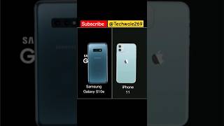 iPhone 11 vs Samsung S10e iphone11 samsungs10e @techwale269