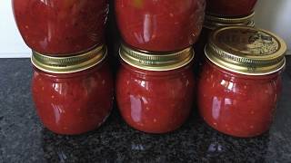 Prepare your own canned tomatoes: It is healthier and taste better